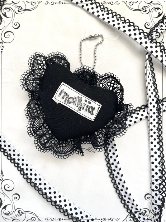 “Piano heart keychain ♪‧₊˚”