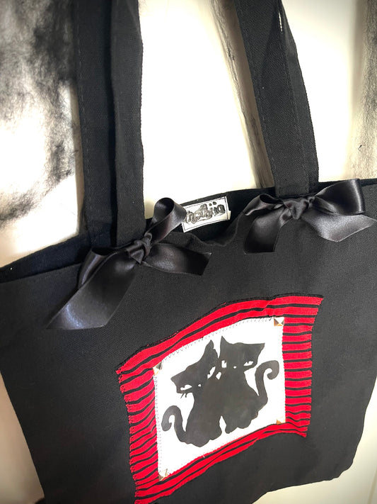 “Emily the Strange” inspired Tote bag