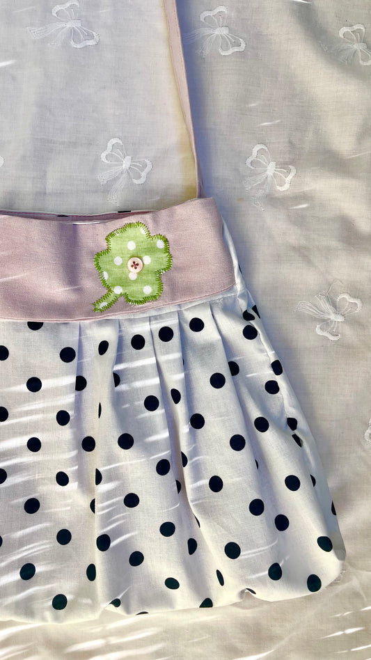 “LUCKY CHARM” polka dot bag