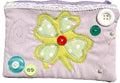 "four leaf clover" zipper pouch