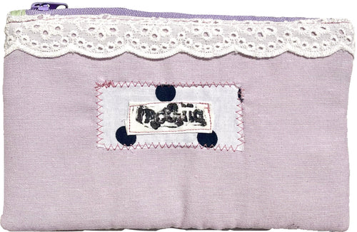 "blue kittie" zipper pouch