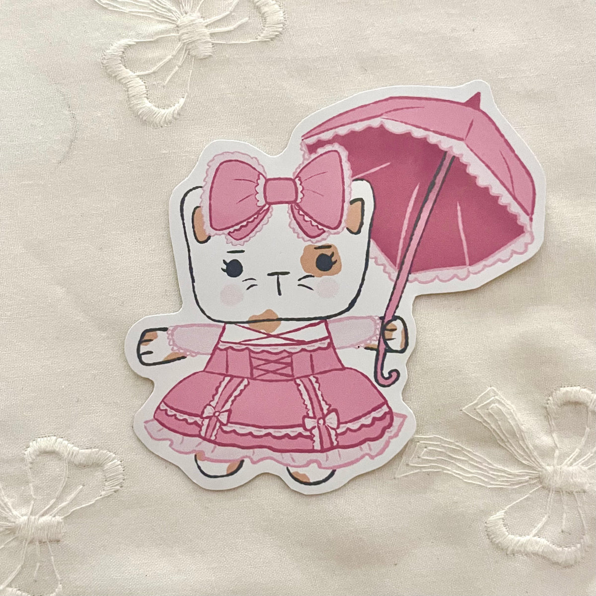 “pink lolita kittie” sticker