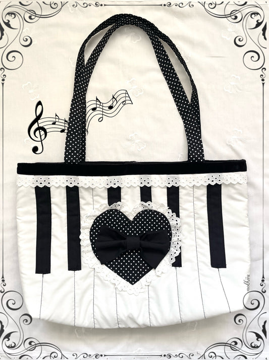 “Midnight Melody Tote bag ˖ ݁♬⋆.˚𝄞. “