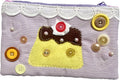 "sweet flan" zipper pouch