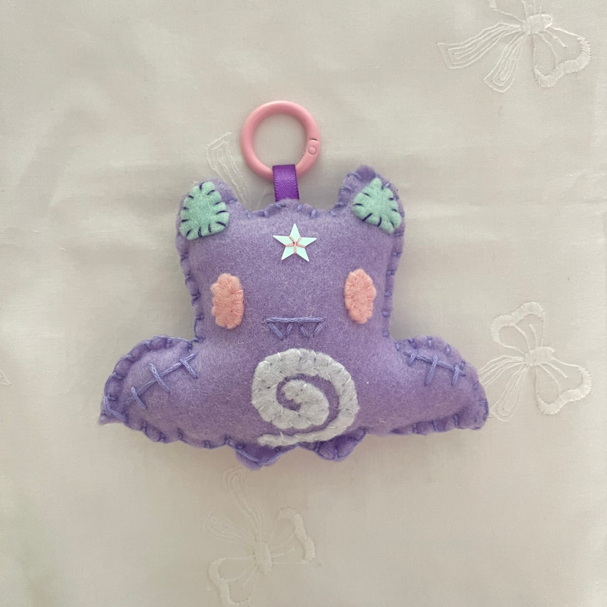 halloween felt keychains