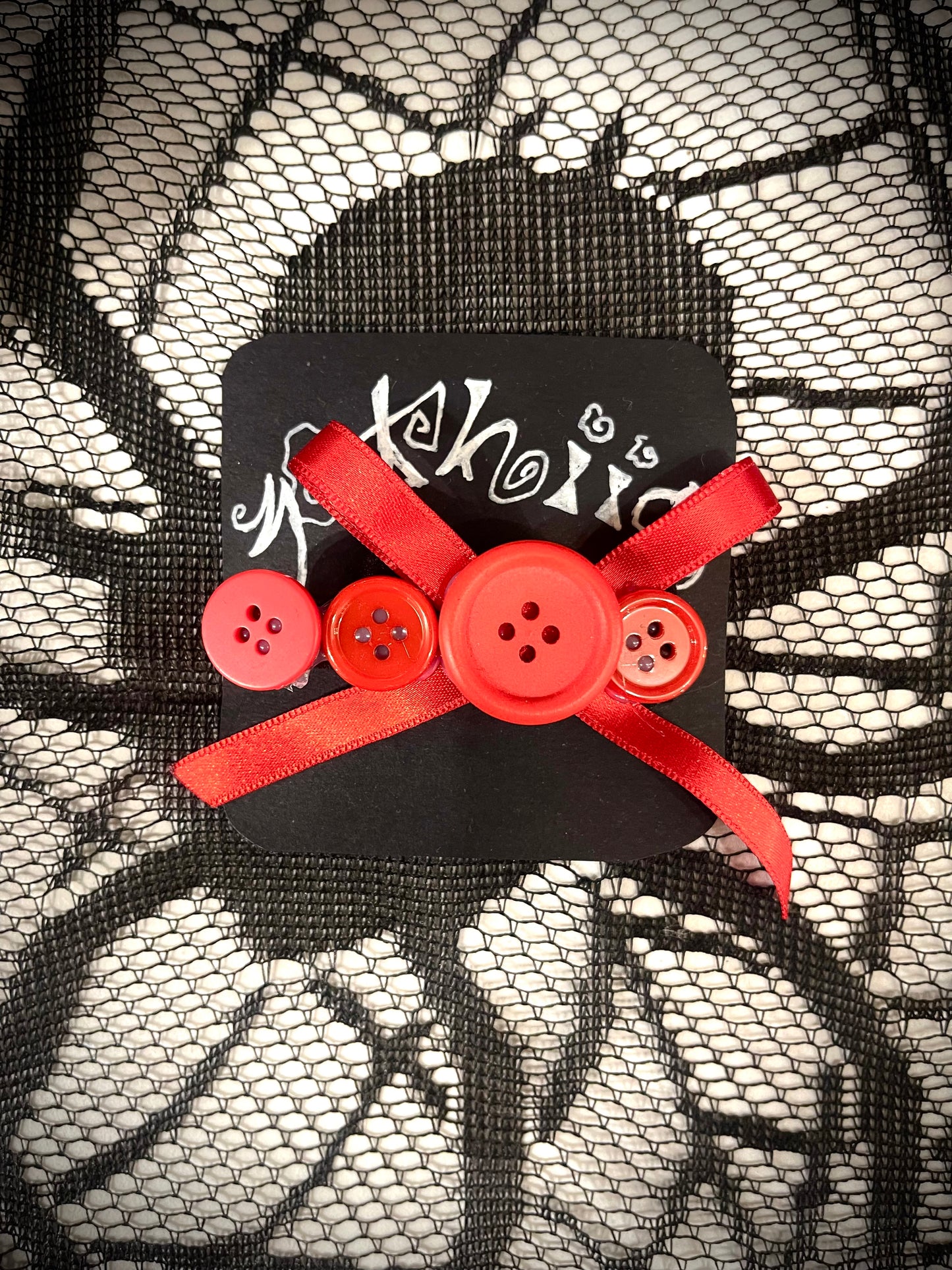 Button Hairclips