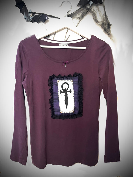 Purple Ankh longsleeve  𓋹