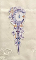 “where the moon sleeps” sticker