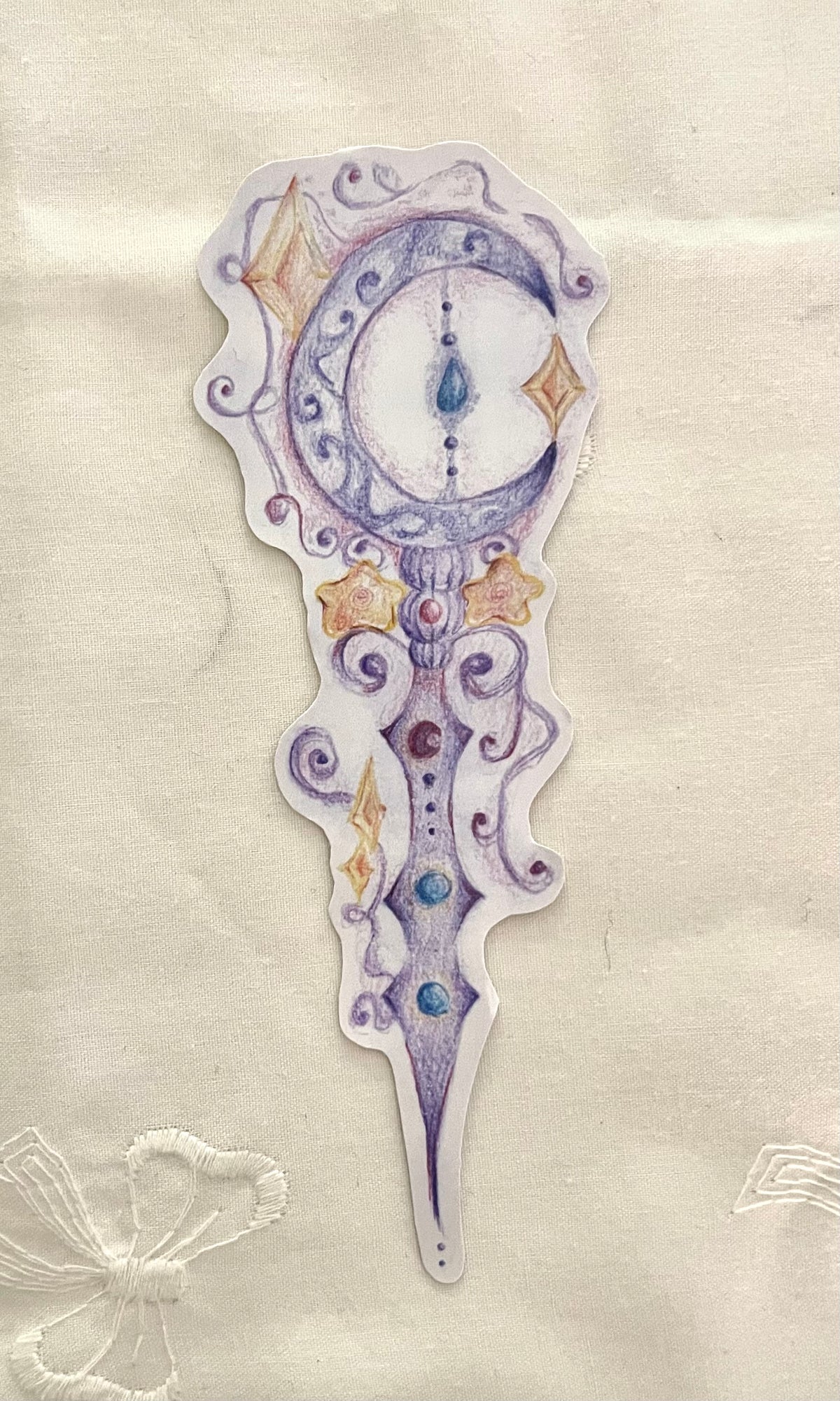 “where the moon sleeps” sticker