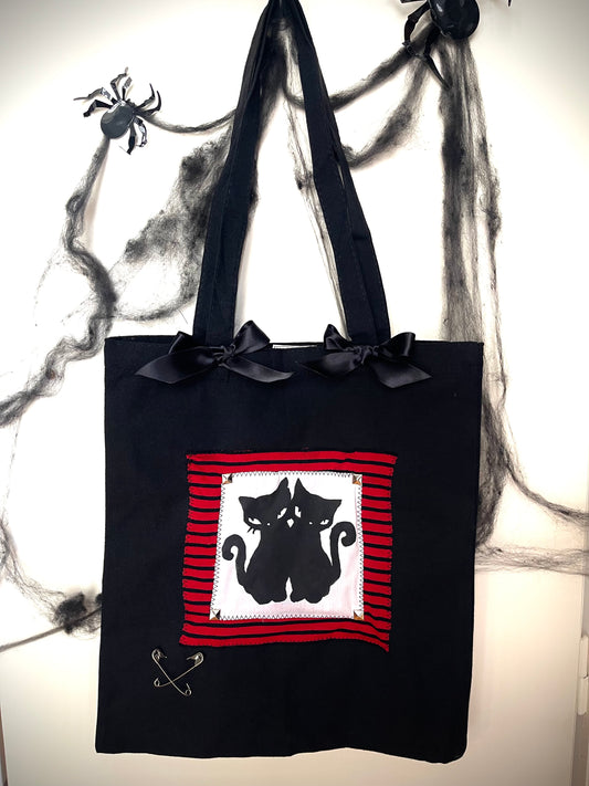“Emily the Strange” inspired Tote bag