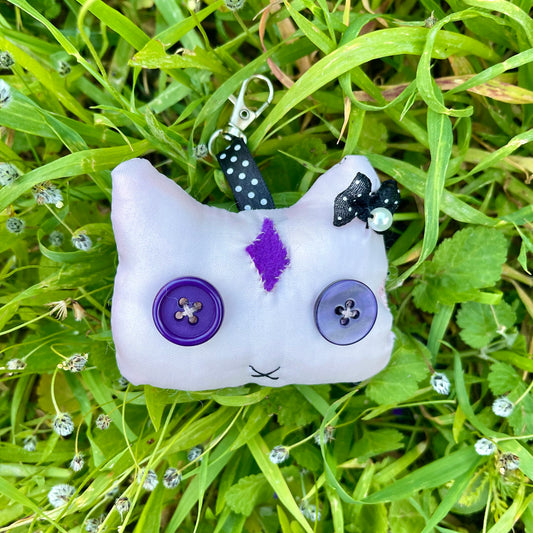 Kitty plush keychains
