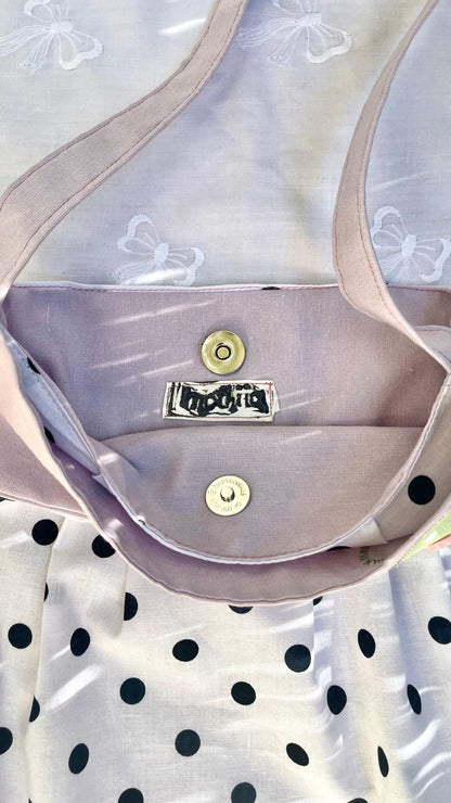 “LUCKY CHARM” polka dot bag