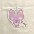 “pastel unicorn kittie” sticker