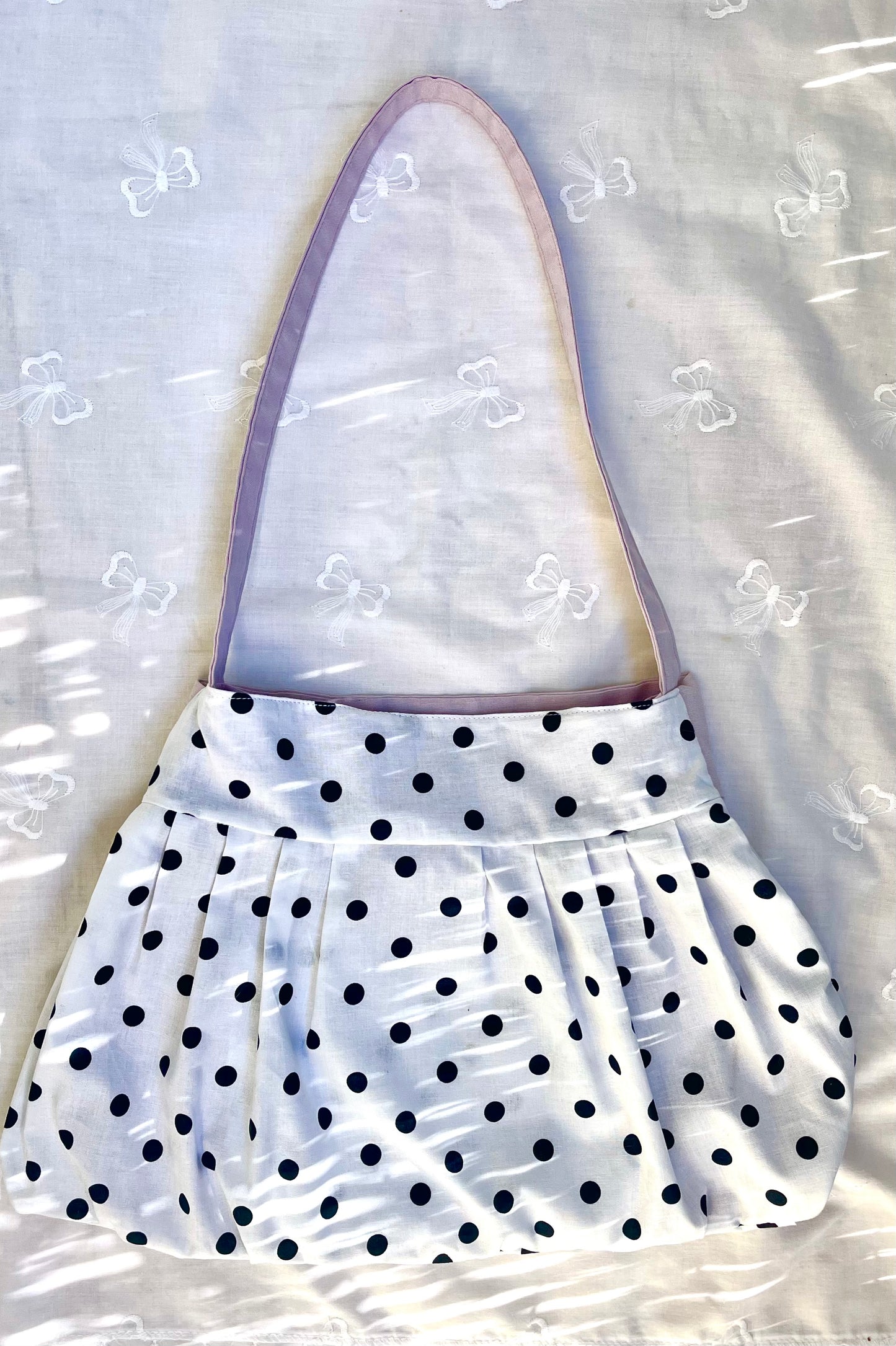 “LUCKY CHARM” polka dot bag