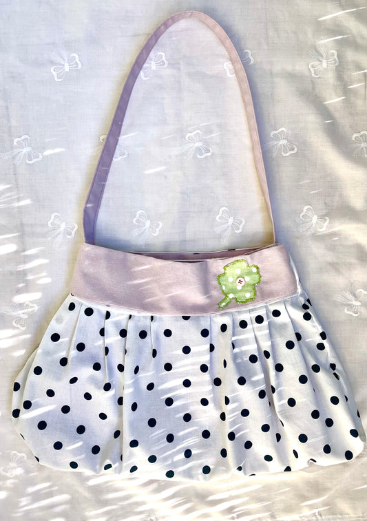 “LUCKY CHARM” polka dot bag