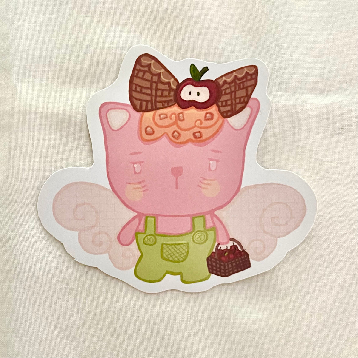 “apple pie kittie” sticker