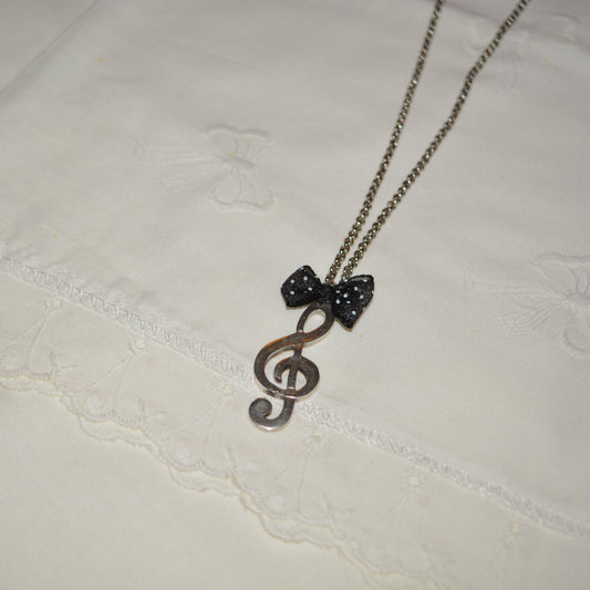 "music note" necklace